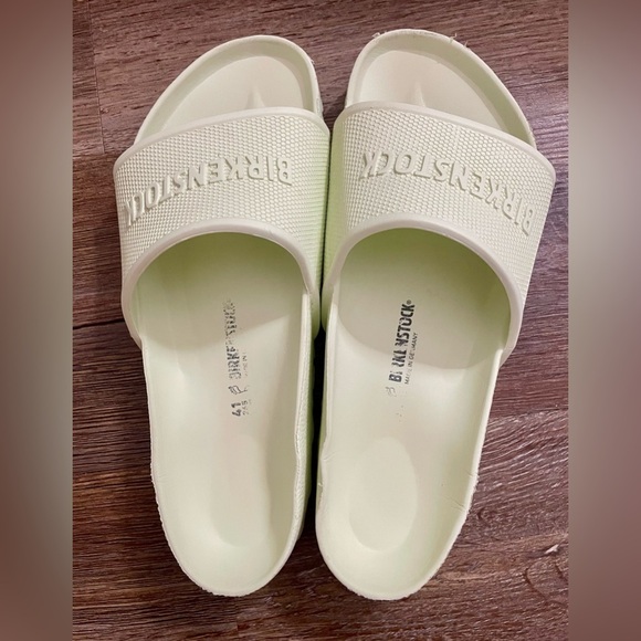 Birkenstock Barbados Slide Sandals Women’s US 10 10.5 Faded Lime Outdoor Comfort - Picture 4 of 11